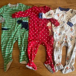 Carter’s fleece sleep and play bundle, 12 months